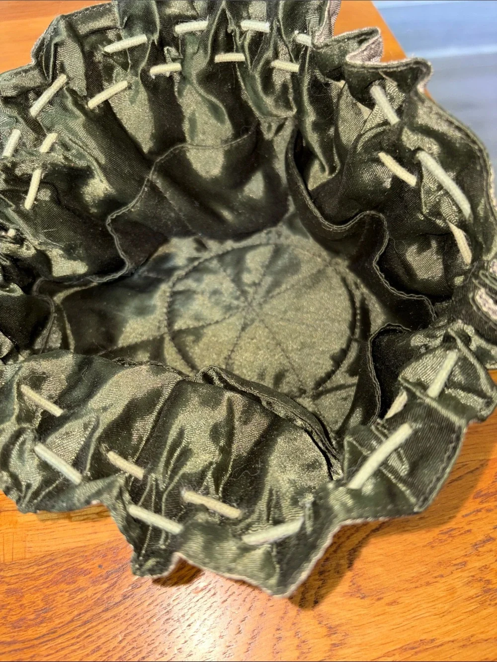 Vintage dice bag pouch